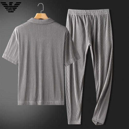 Cheap Armani Tracksuits Short Sleeved For Men #879769 Replica Wholesale [$88.00 USD] [ITEM#879769] on Replica Armani Tracksuits