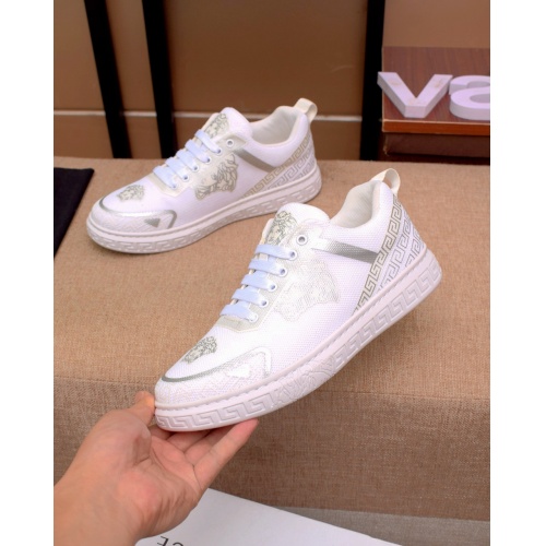 Cheap Versace Casual Shoes For Men #879833 Replica Wholesale [$76.00 USD] [ITEM#879833] on Replica Versace Casual Shoes