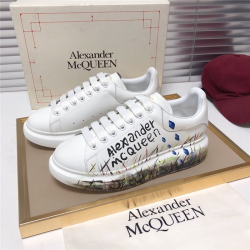 Cheap Alexander McQueen Casual Shoes For Men #880811 Replica Wholesale [$98.00 USD] [ITEM#880811] on Replica Alexander McQueen Casual Shoes