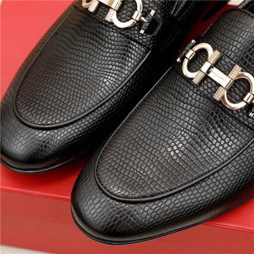 Cheap Salvatore Ferragamo Leather Shoes For Men #882584 Replica Wholesale [$80.00 USD] [ITEM#882584] on Replica Salvatore Ferragamo Leather Shoes
