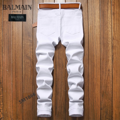 Cheap Balmain Jeans For Men #883089 Replica Wholesale [$48.00 USD] [ITEM#883089] on Replica Balmain Jeans