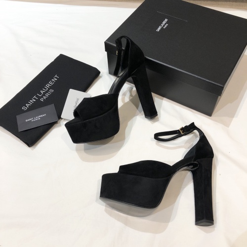Cheap Yves Saint Laurent YSL High-Heeled Shoes For Women #883491 Replica Wholesale [$128.00 USD] [ITEM#883491] on Replica Yves Saint Laurent YSL High-Heeled Shoes