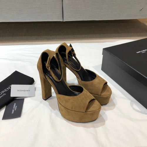 Cheap Yves Saint Laurent YSL High-Heeled Shoes For Women #883492 Replica Wholesale [$128.00 USD] [ITEM#883492] on Replica Yves Saint Laurent YSL High-Heeled Shoes