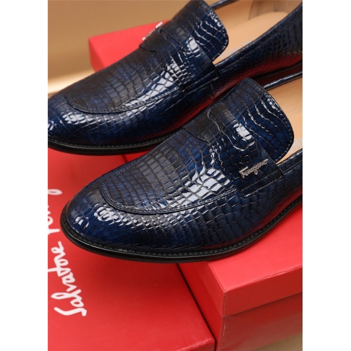 Cheap Salvatore Ferragamo Leather Shoes For Men #883673 Replica Wholesale [$82.00 USD] [ITEM#883673] on Replica Salvatore Ferragamo Casual Shoes