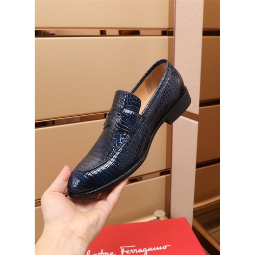 Cheap Salvatore Ferragamo Leather Shoes For Men #883673 Replica Wholesale [$82.00 USD] [ITEM#883673] on Replica Salvatore Ferragamo Casual Shoes