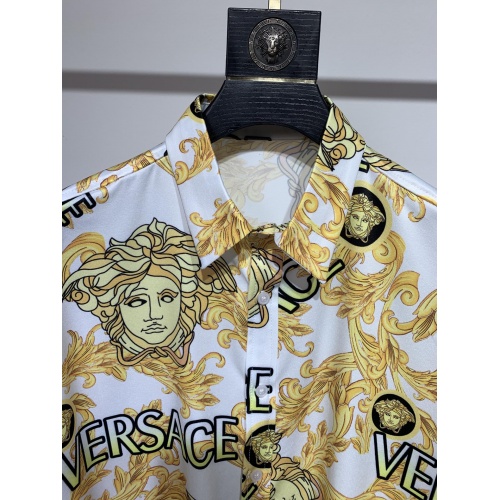 Cheap Versace Shirts Long Sleeved For Men #885266 Replica Wholesale [$45.00 USD] [ITEM#885266] on Replica Versace Shirts