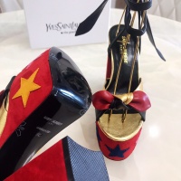 Cheap Yves Saint Laurent YSL High-Heeled Shoes For Women #883495 Replica Wholesale [$132.00 USD] [ITEM#883495] on Replica Yves Saint Laurent YSL High-Heeled Shoes