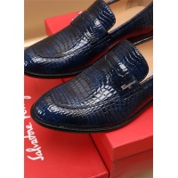 Cheap Salvatore Ferragamo Leather Shoes For Men #883673 Replica Wholesale [$82.00 USD] [ITEM#883673] on Replica Salvatore Ferragamo Casual Shoes