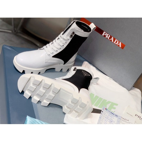 Cheap Prada Boots For Women #886523 Replica Wholesale [$98.00 USD] [ITEM#886523] on Replica Prada Boots