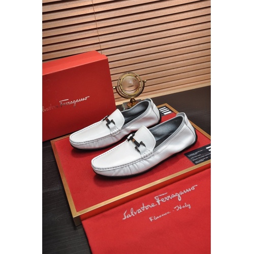 Cheap Salvatore Ferragamo Leather Shoes For Men #886641 Replica Wholesale [$76.00 USD] [ITEM#886641] on Replica Salvatore Ferragamo Leather Shoes