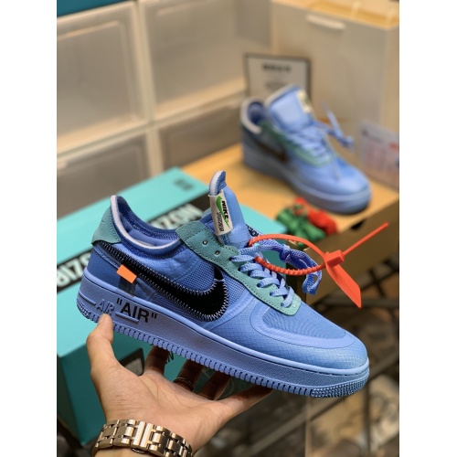 Cheap Nike&amp;Off-White Air Force 1 For Men #886984 Replica Wholesale [$88.00 USD] [ITEM#886984] on Replica Nike Air Force 1