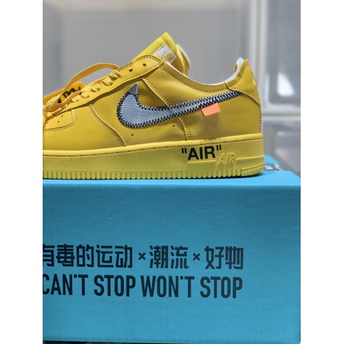 Cheap Nike&amp;Off-White Air Force 1 For Men #886989 Replica Wholesale [$88.00 USD] [ITEM#886989] on Replica Nike Air Force 1