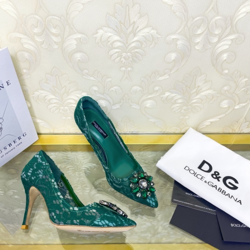 Cheap Dolce &amp; Gabbana D&amp;G High-Heeled Shoes For Women #887554 Replica Wholesale [$81.00 USD] [ITEM#887554] on Replica Dolce &amp; Gabbana D&amp;G High-Heeled Shoes
