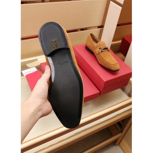 Cheap Salvatore Ferragamo Leather Shoes For Men #887954 Replica Wholesale [$118.00 USD] [ITEM#887954] on Replica Salvatore Ferragamo Leather Shoes