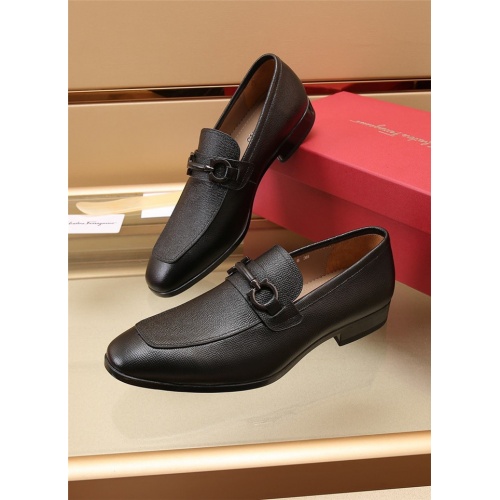 Cheap Salvatore Ferragamo Leather Shoes For Men #887958 Replica Wholesale [$118.00 USD] [ITEM#887958] on Replica Salvatore Ferragamo Leather Shoes