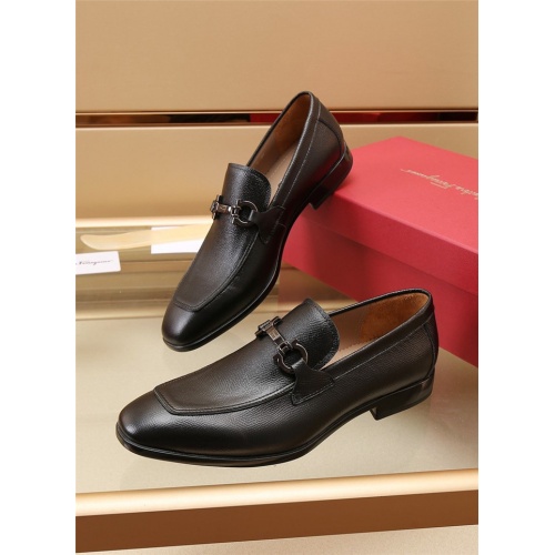 Cheap Salvatore Ferragamo Leather Shoes For Men #887960 Replica Wholesale [$118.00 USD] [ITEM#887960] on Replica Salvatore Ferragamo Leather Shoes