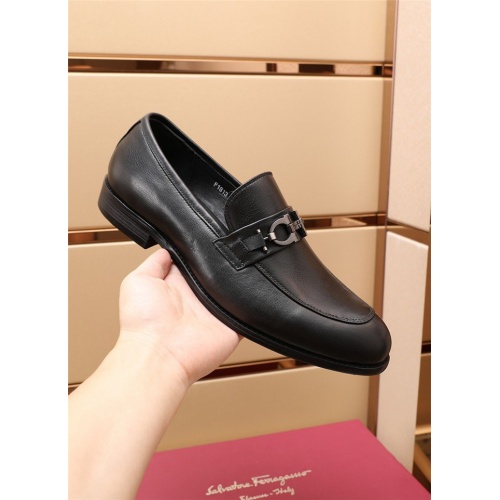 Cheap Salvatore Ferragamo Leather Shoes For Men #887962 Replica Wholesale [$85.00 USD] [ITEM#887962] on Replica Salvatore Ferragamo Leather Shoes