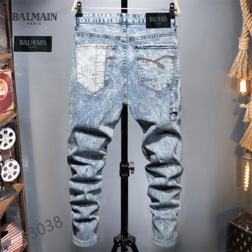 Cheap Balmain Jeans For Men #888436 Replica Wholesale [$48.00 USD] [ITEM#888436] on Replica Balmain Jeans