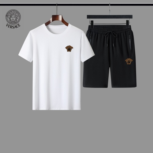 Cheap Versace Tracksuits Short Sleeved For Men #888474 Replica Wholesale [$56.00 USD] [ITEM#888474] on Replica Versace Tracksuits