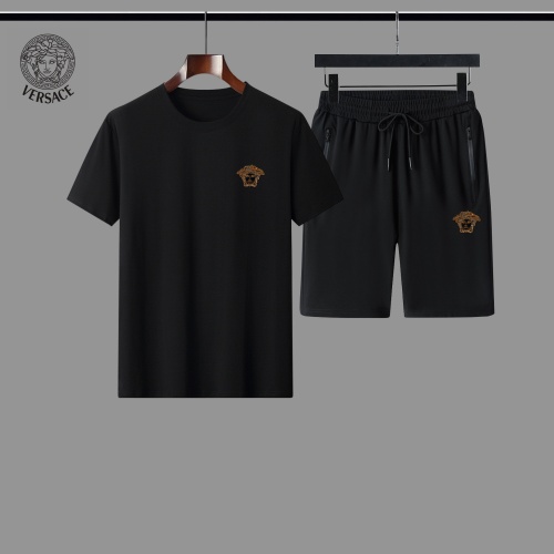 Cheap Versace Tracksuits Short Sleeved For Men #888476 Replica Wholesale [$56.00 USD] [ITEM#888476] on Replica Versace Tracksuits