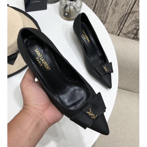 Cheap Yves Saint Laurent YSL High-Heeled Shoes For Women #888828 Replica Wholesale [$101.00 USD] [ITEM#888828] on Replica Yves Saint Laurent YSL High-Heeled Shoes