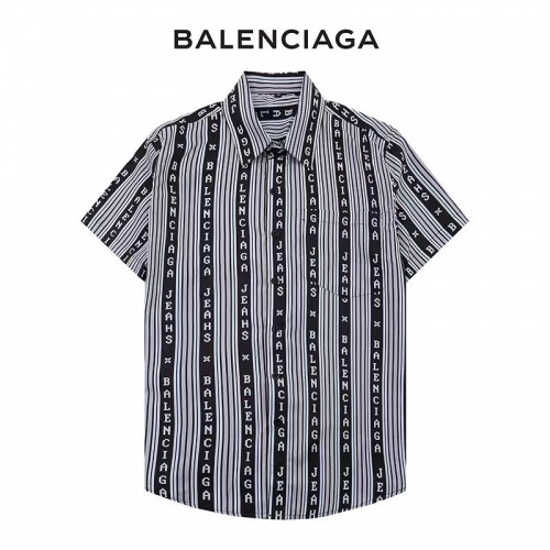 Cheap Balenciaga Shirts Short Sleeved For Men #890129 Replica Wholesale [$35.00 USD] [ITEM#890129] on Replica Balenciaga Shirts