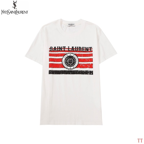 Cheap Yves Saint Laurent YSL T-shirts Short Sleeved For Men #890473 Replica Wholesale [$27.00 USD] [ITEM#890473] on Replica Yves Saint Laurent YSL T-shirts