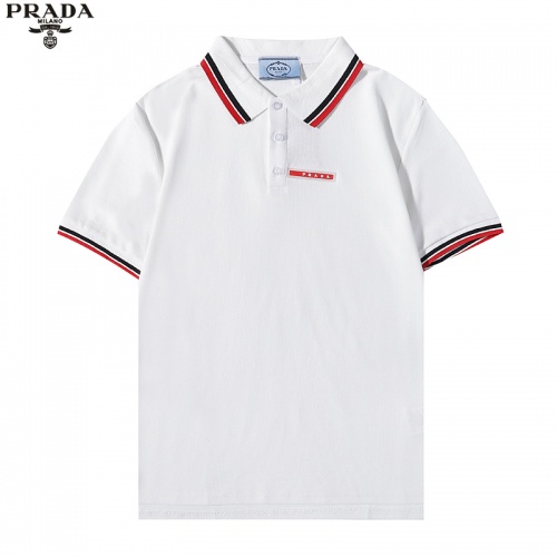Cheap Prada T-Shirts Short Sleeved For Men #891022 Replica Wholesale [$36.00 USD] [ITEM#891022] on Replica Prada T-Shirts