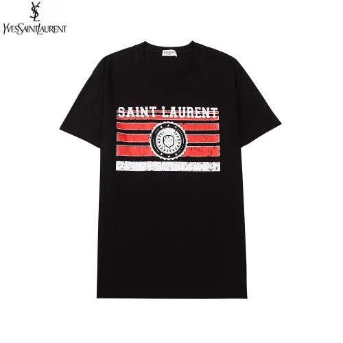 Cheap Yves Saint Laurent YSL T-shirts Short Sleeved For Men #891026 Replica Wholesale [$27.00 USD] [ITEM#891026] on Replica Yves Saint Laurent YSL T-shirts