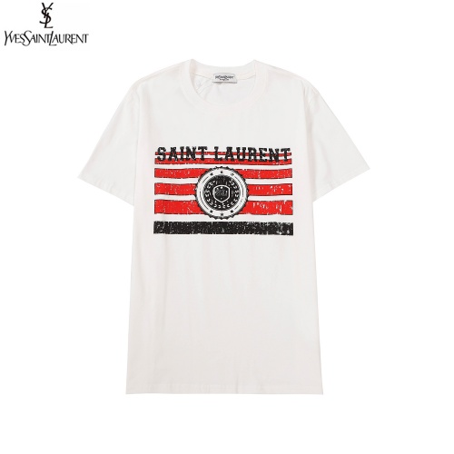 Cheap Yves Saint Laurent YSL T-shirts Short Sleeved For Men #891027 Replica Wholesale [$27.00 USD] [ITEM#891027] on Replica Yves Saint Laurent YSL T-shirts