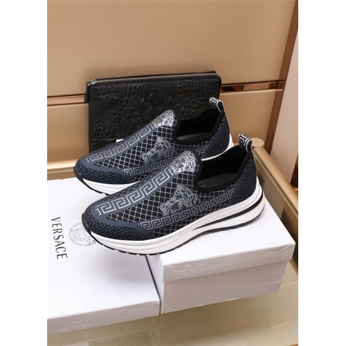 Cheap Versace Casual Shoes For Men #891174 Replica Wholesale [$82.00 USD] [ITEM#891174] on Replica Versace Casual Shoes