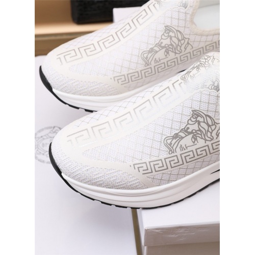 Cheap Versace Casual Shoes For Men #891176 Replica Wholesale [$82.00 USD] [ITEM#891176] on Replica Versace Casual Shoes