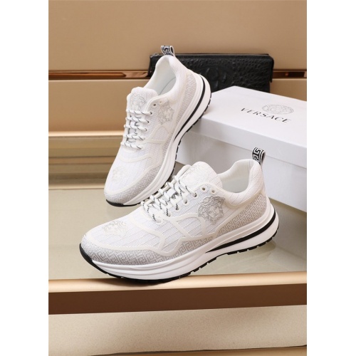 Cheap Versace Casual Shoes For Men #891178 Replica Wholesale [$82.00 USD] [ITEM#891178] on Replica Versace Casual Shoes