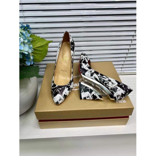 Cheap Christian Louboutin High-heeled shoes For Women #891617 Replica Wholesale [$122.00 USD] [ITEM#891617] on Replica Christian Louboutin High-heeled shoes