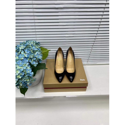 Cheap Christian Louboutin High-heeled shoes For Women #891618 Replica Wholesale [$128.00 USD] [ITEM#891618] on Replica Christian Louboutin High-heeled shoes