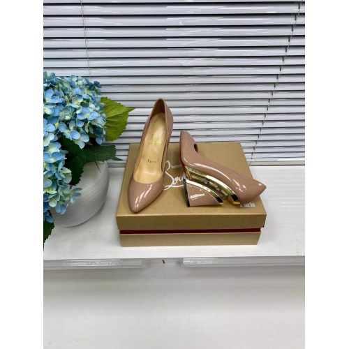 Cheap Christian Louboutin High-heeled shoes For Women #891620 Replica Wholesale [$128.00 USD] [ITEM#891620] on Replica Christian Louboutin High-heeled shoes