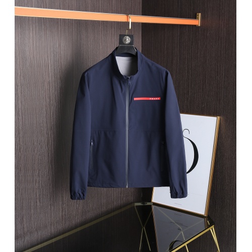 Cheap Prada Jackets Long Sleeved For Men #891732 Replica Wholesale [$92.00 USD] [ITEM#891732] on Replica Prada Coat &amp; Jackets