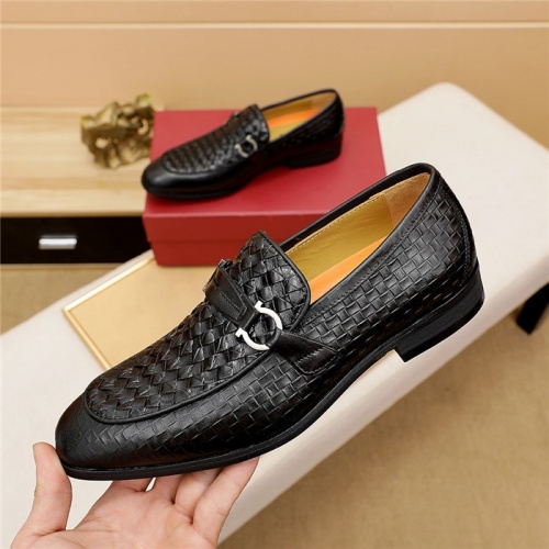 Cheap Salvatore Ferragamo Leather Shoes For Men #891794 Replica Wholesale [$80.00 USD] [ITEM#891794] on Replica Salvatore Ferragamo Leather Shoes