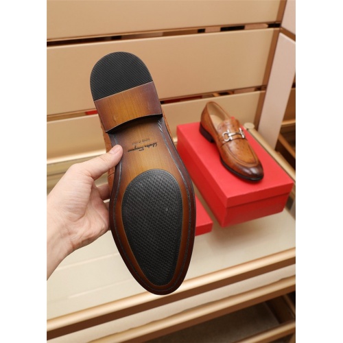 Cheap Salvatore Ferragamo Leather Shoes For Men #891807 Replica Wholesale [$82.00 USD] [ITEM#891807] on Replica Salvatore Ferragamo Leather Shoes