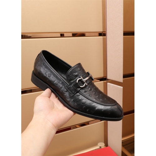 Cheap Salvatore Ferragamo Leather Shoes For Men #891808 Replica Wholesale [$82.00 USD] [ITEM#891808] on Replica Salvatore Ferragamo Leather Shoes