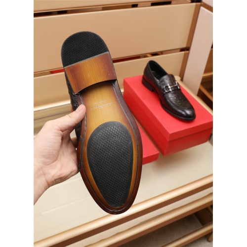 Cheap Salvatore Ferragamo Leather Shoes For Men #891808 Replica Wholesale [$82.00 USD] [ITEM#891808] on Replica Salvatore Ferragamo Leather Shoes