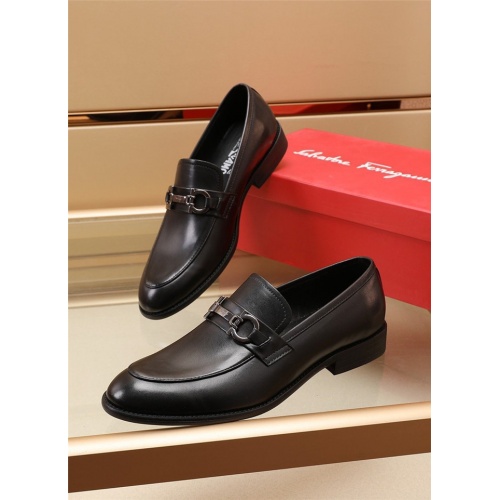 Cheap Salvatore Ferragamo Leather Shoes For Men #891810 Replica Wholesale [$82.00 USD] [ITEM#891810] on Replica Salvatore Ferragamo Leather Shoes