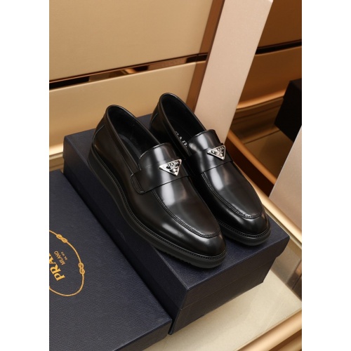 Cheap Prada Leather Shoes For Men #892127 Replica Wholesale [$92.00 USD] [ITEM#892127] on Replica Prada Leather Shoes