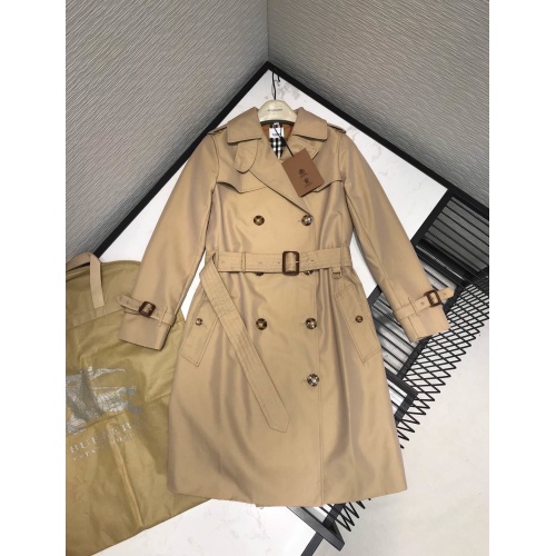 Cheap Burberry Trench Coat Long Sleeved For Women #892725 Replica Wholesale [$162.00 USD] [ITEM#892725] on Replica Burberry Trench Coat