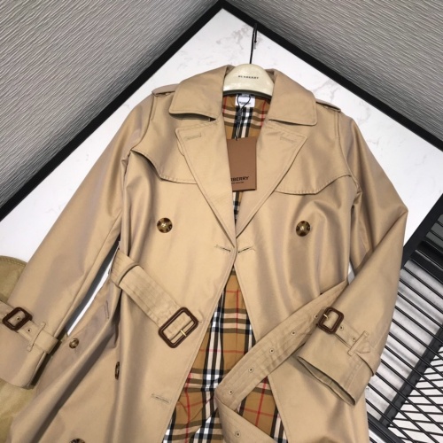 Cheap Burberry Trench Coat Long Sleeved For Women #892725 Replica Wholesale [$162.00 USD] [ITEM#892725] on Replica Burberry Trench Coat