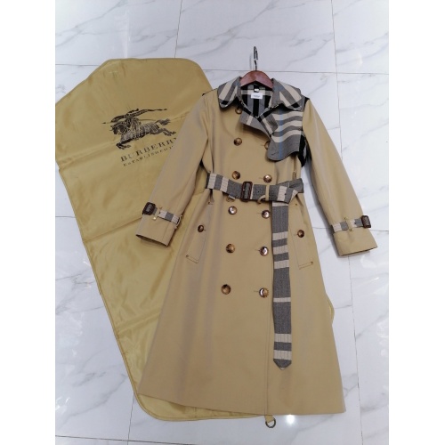 Cheap Burberry Trench Coat Long Sleeved For Women #892727 Replica Wholesale [$162.00 USD] [ITEM#892727] on Replica Burberry Trench Coat