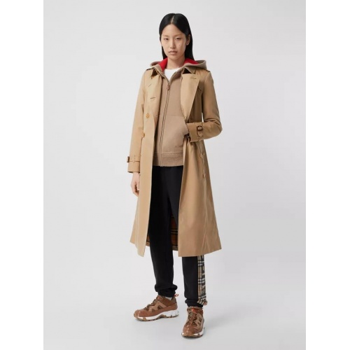 Cheap Burberry Trench Coat Long Sleeved For Women #892729 Replica Wholesale [$162.00 USD] [ITEM#892729] on Replica Burberry Trench Coat