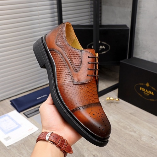 Cheap Prada Leather Shoes For Men #892751 Replica Wholesale [$82.00 USD] [ITEM#892751] on Replica Prada Leather Shoes