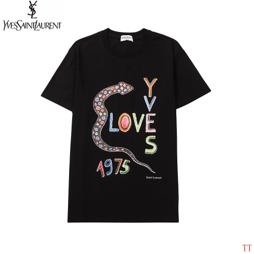 Cheap Yves Saint Laurent YSL T-shirts Short Sleeved For Men #893499 Replica Wholesale [$27.00 USD] [ITEM#893499] on Replica Yves Saint Laurent YSL T-shirts