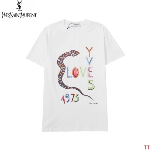 Cheap Yves Saint Laurent YSL T-shirts Short Sleeved For Men #893500 Replica Wholesale [$27.00 USD] [ITEM#893500] on Replica Yves Saint Laurent YSL T-shirts